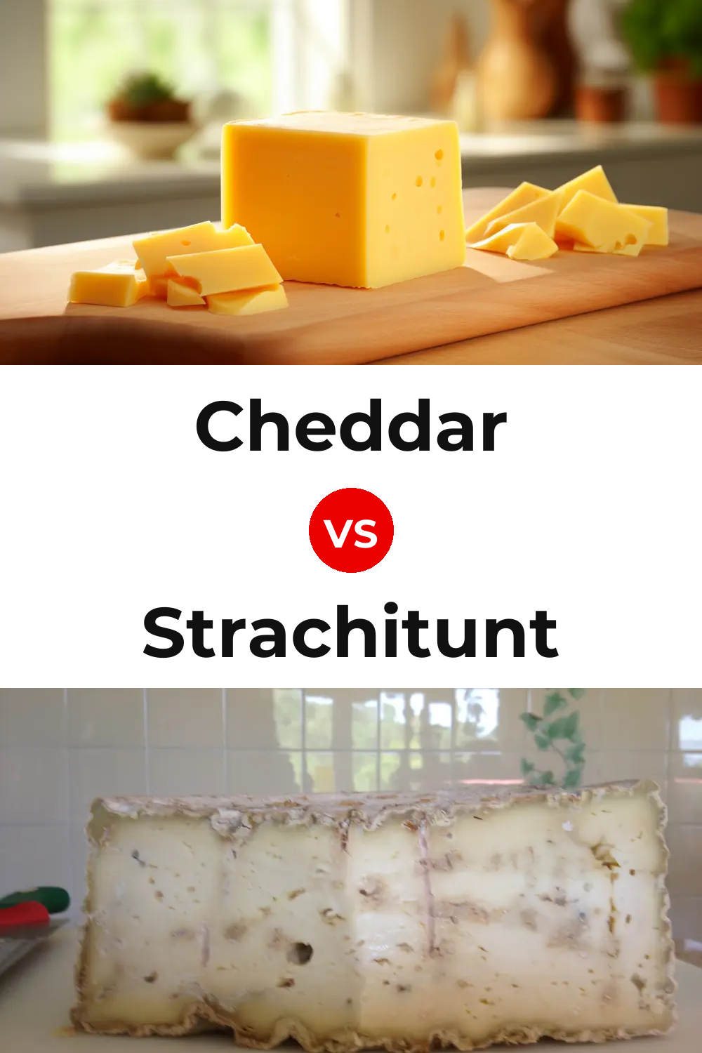 Cheddar Cheese vs Strachitunt Cheese Pinterest comparison