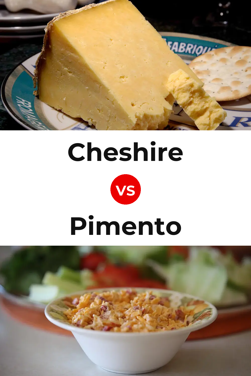 Cheshire Cheese vs Pimento Cheese Pinterest comparison
