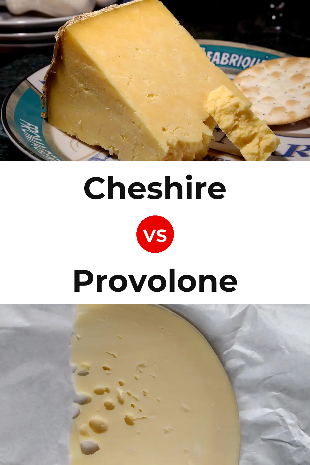 Cheshire Cheese vs Provolone Cheese Pinterest comparison
