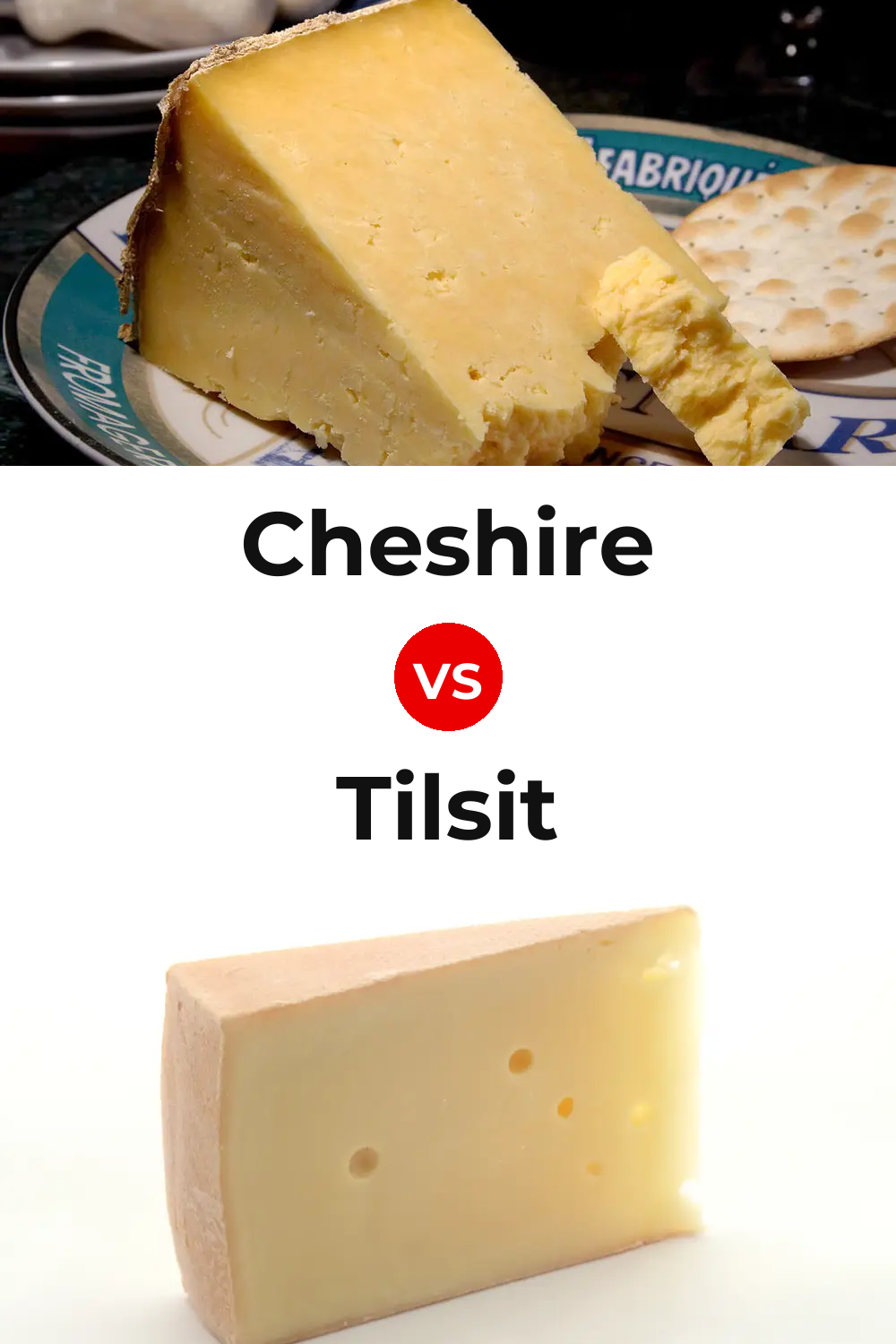 Cheshire Cheese vs Tilsit Cheese Pinterest comparison