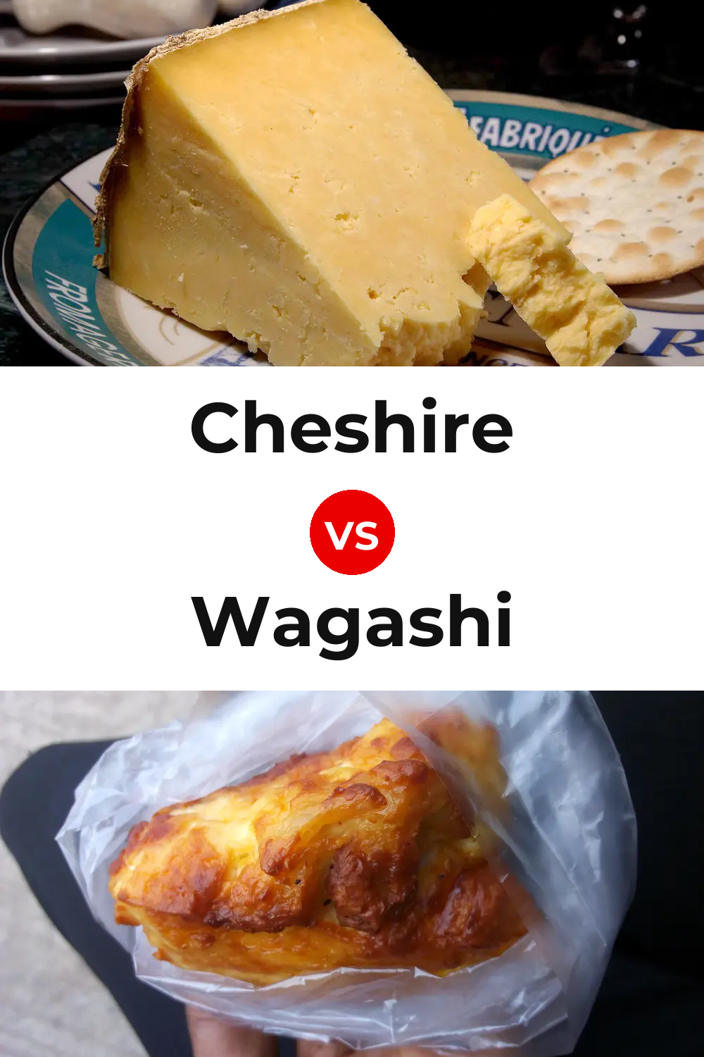 Cheshire Cheese vs Wagashi Cheese Pinterest comparison