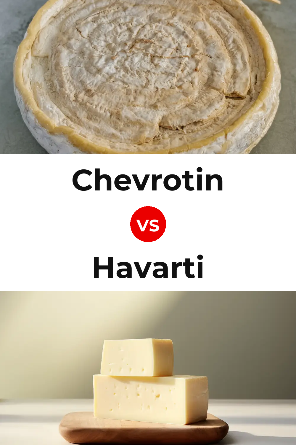 Chevrotin Cheese vs Havarti Cheese Pinterest comparison