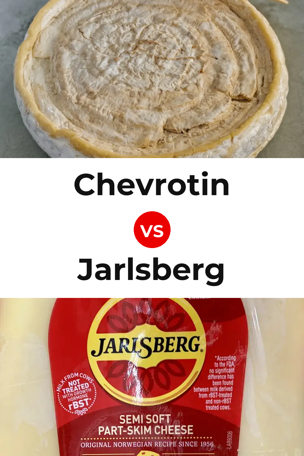 Chevrotin Cheese vs Jarlsberg Cheese Pinterest comparison