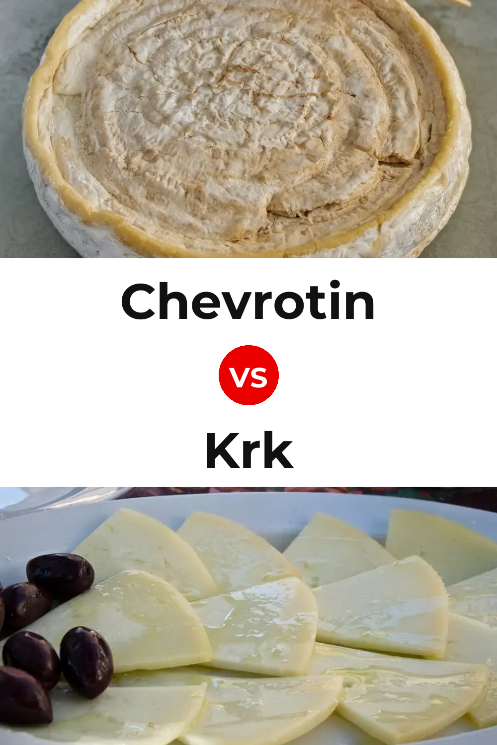 Chevrotin Cheese vs Krk Cheese Pinterest comparison
