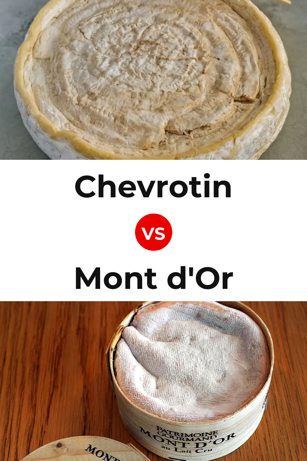 Chevrotin Cheese vs Mont d'Or Cheese Pinterest comparison