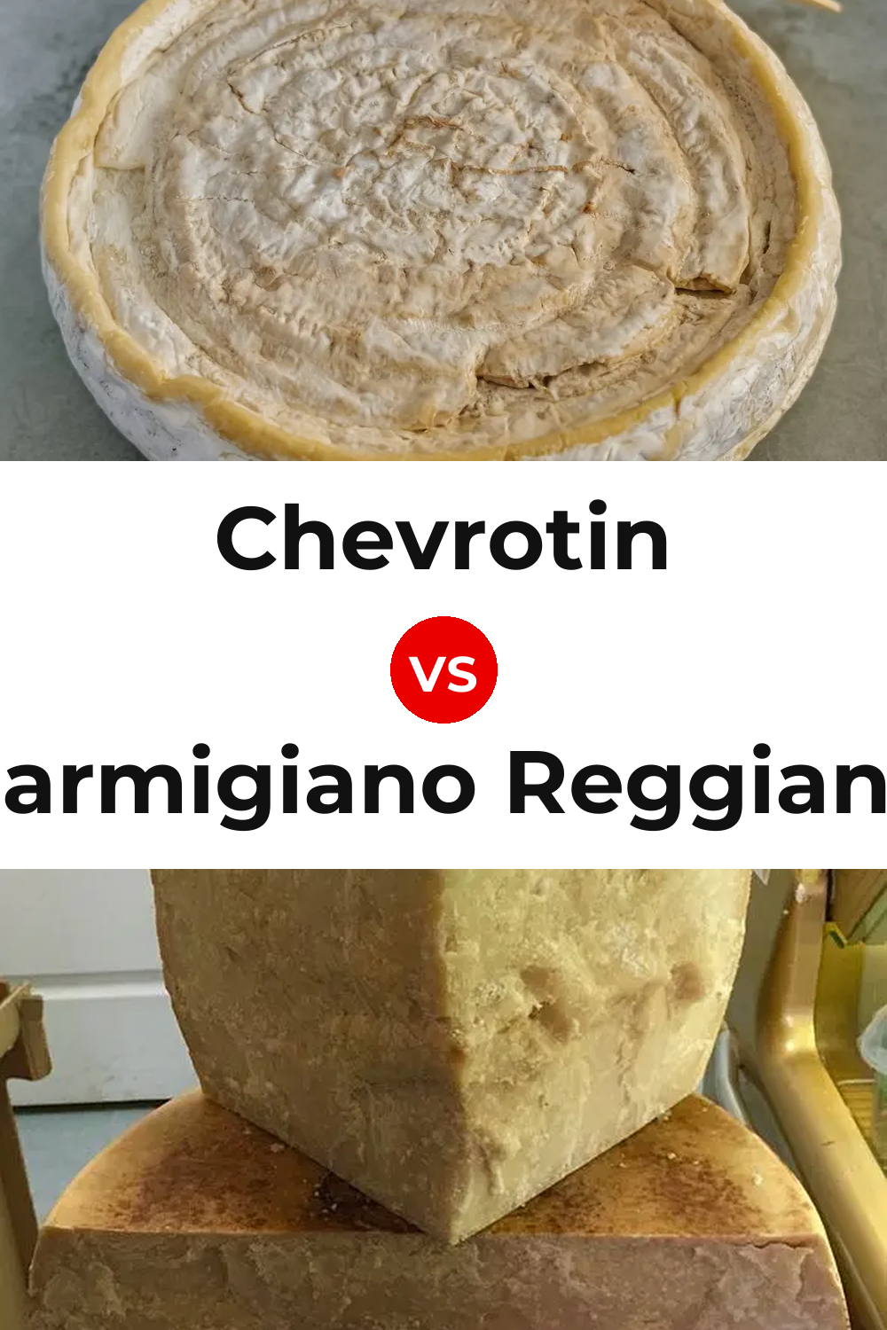 Chevrotin Cheese vs Parmigiano Reggiano Cheese Pinterest comparison