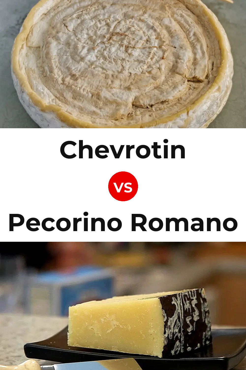 Chevrotin Cheese vs Pecorino Romano Cheese Pinterest comparison