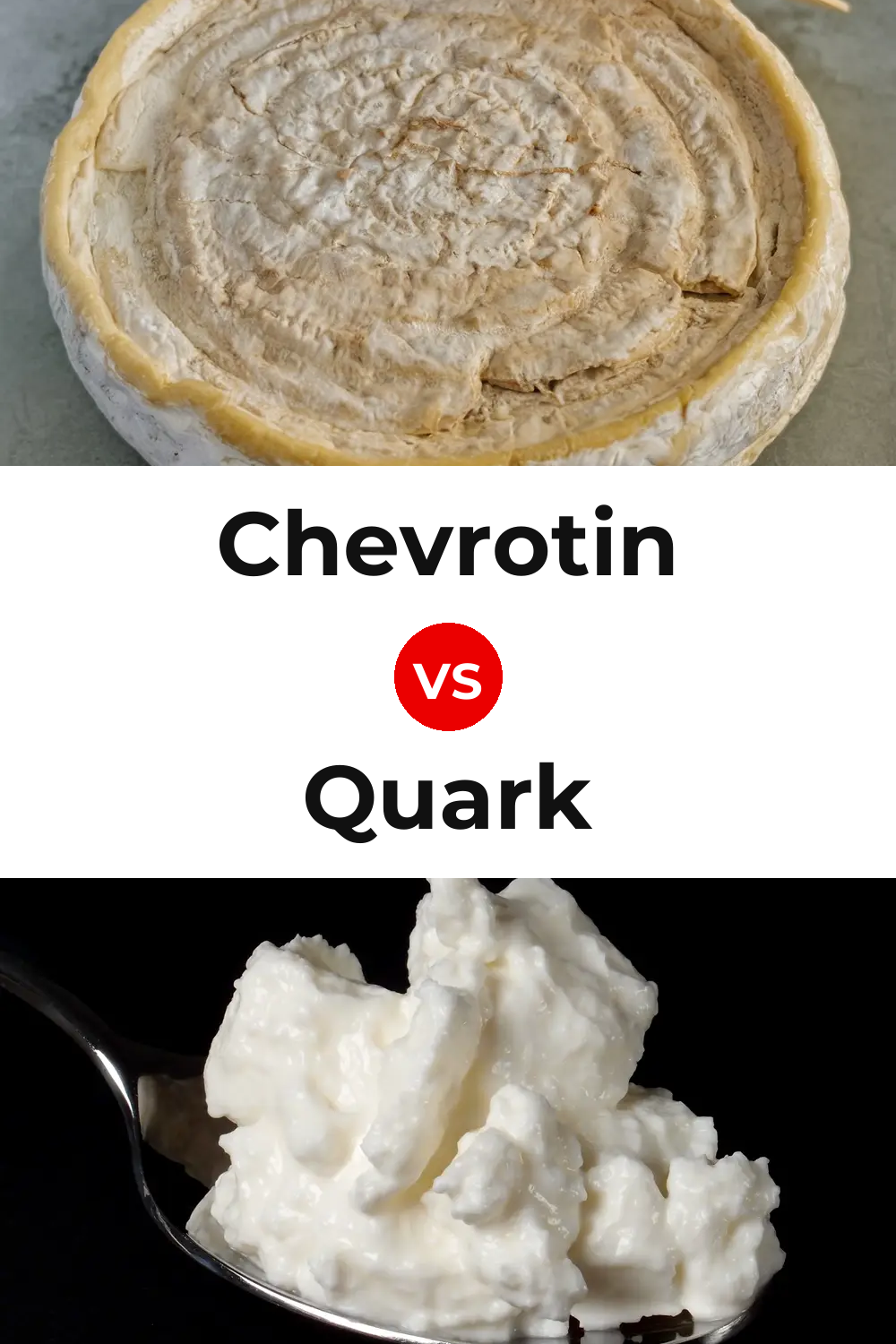 Chevrotin Cheese vs Quark Cheese Pinterest comparison