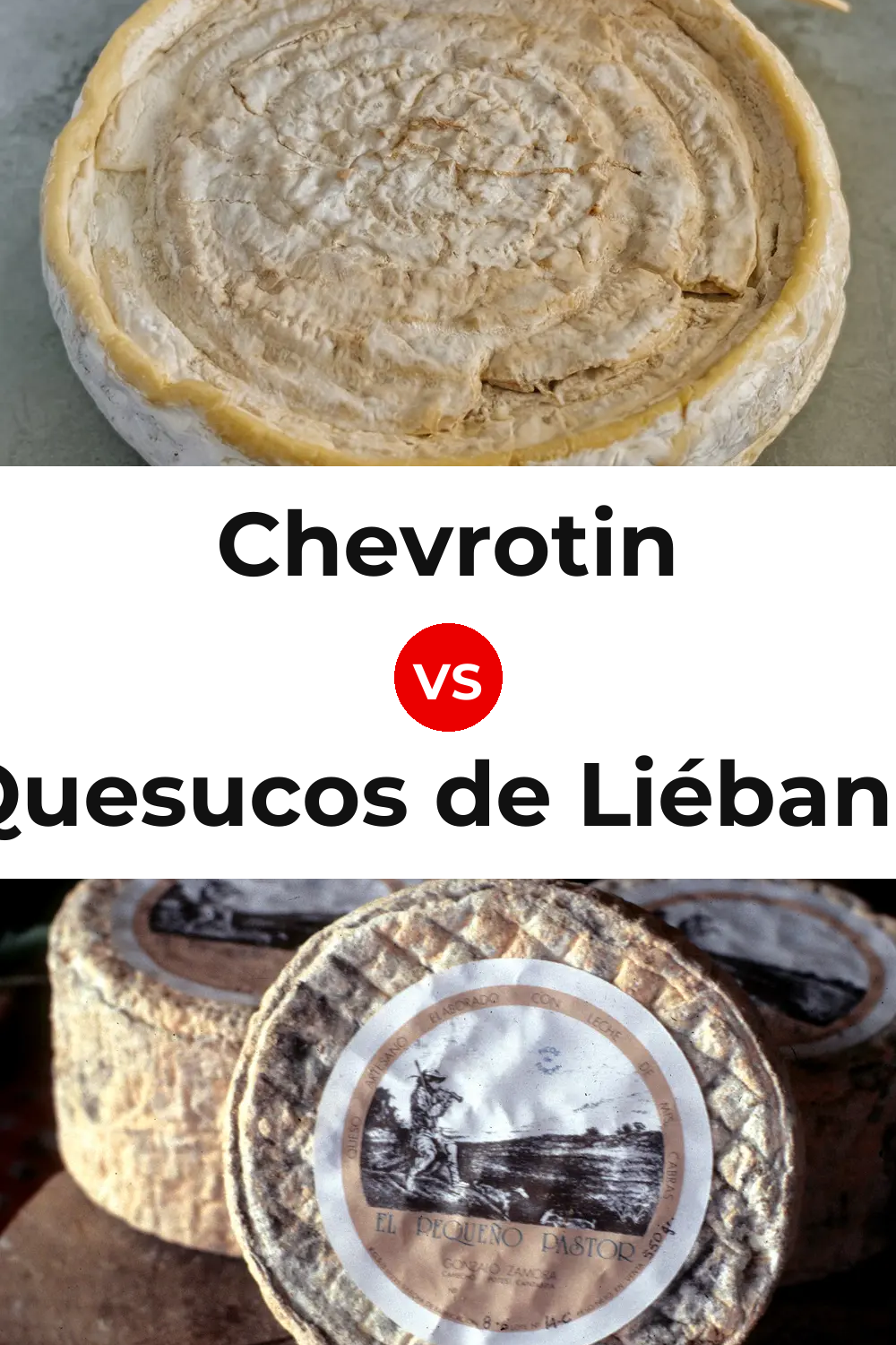 Chevrotin Cheese vs Quesucos de Liébana Cheese Pinterest comparison
