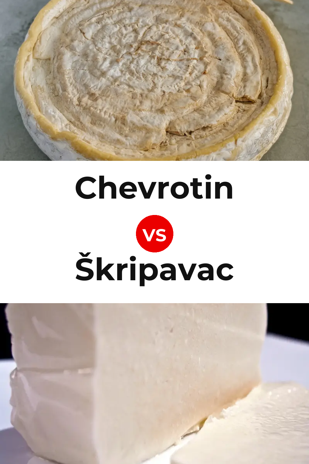 Chevrotin Cheese vs Škripavac Cheese Pinterest comparison