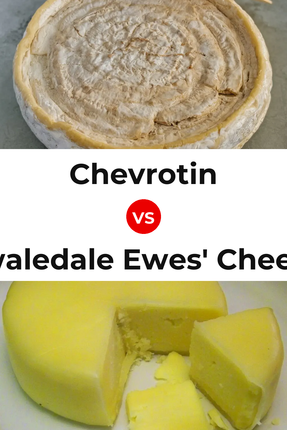 Chevrotin Cheese vs Swaledale Ewes' Cheese Pinterest comparison