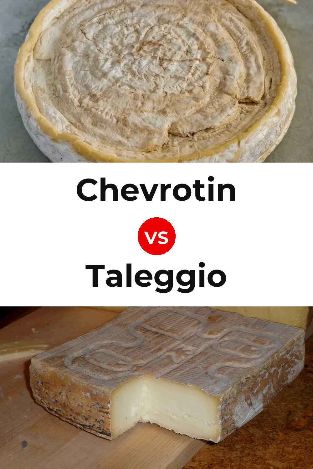 Chevrotin Cheese vs Taleggio Cheese Pinterest comparison