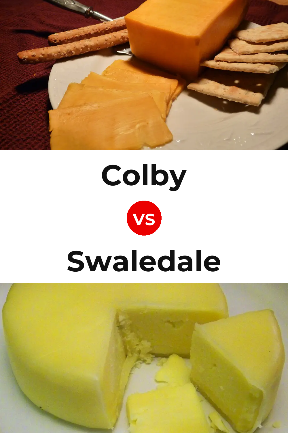 Colby Cheese vs Swaledale Cheese Pinterest comparison