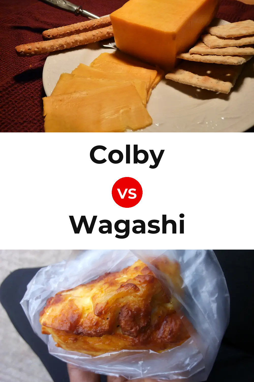 Colby Cheese vs Wagashi Cheese Pinterest comparison