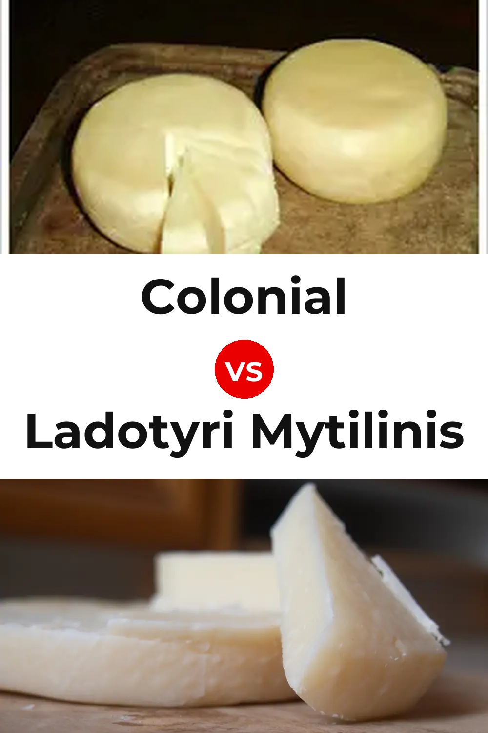Colonial Cheese vs Ladotyri Mytilinis Cheese Pinterest comparison