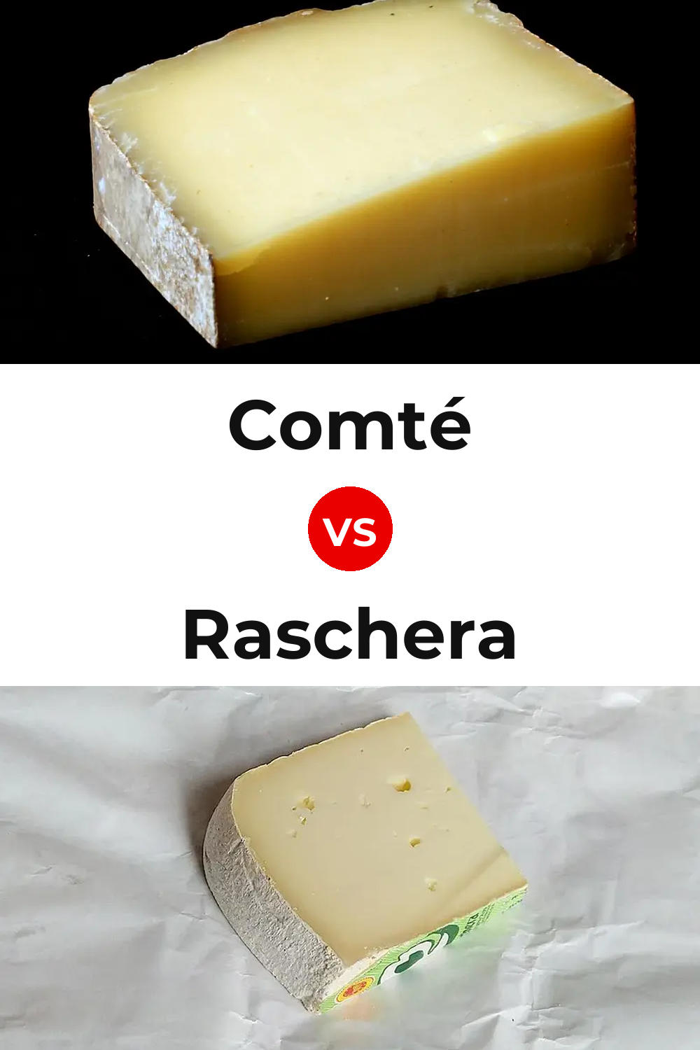 Comté Cheese vs Raschera Cheese Pinterest comparison