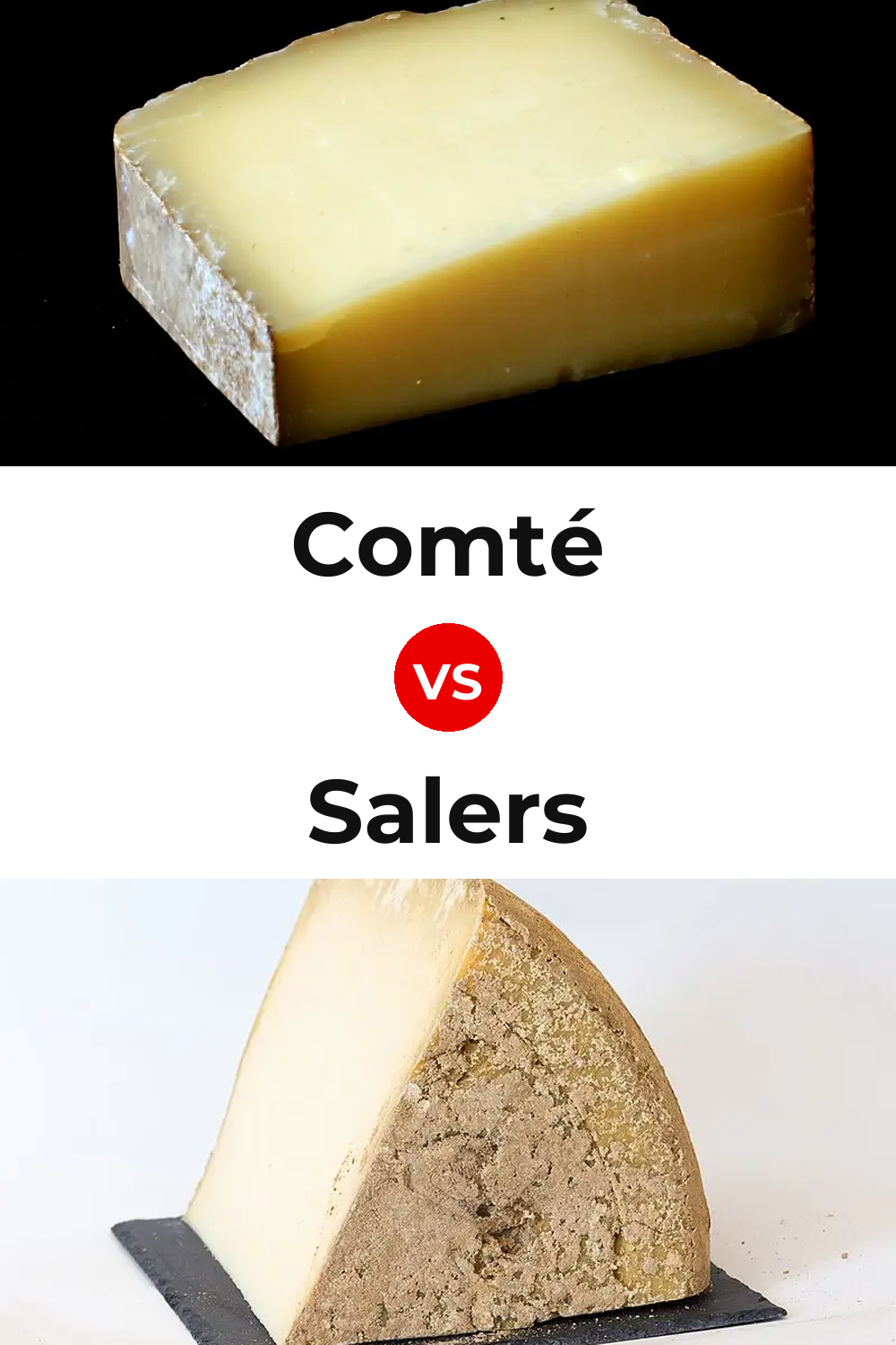 Comté Cheese vs Salers Cheese Pinterest comparison