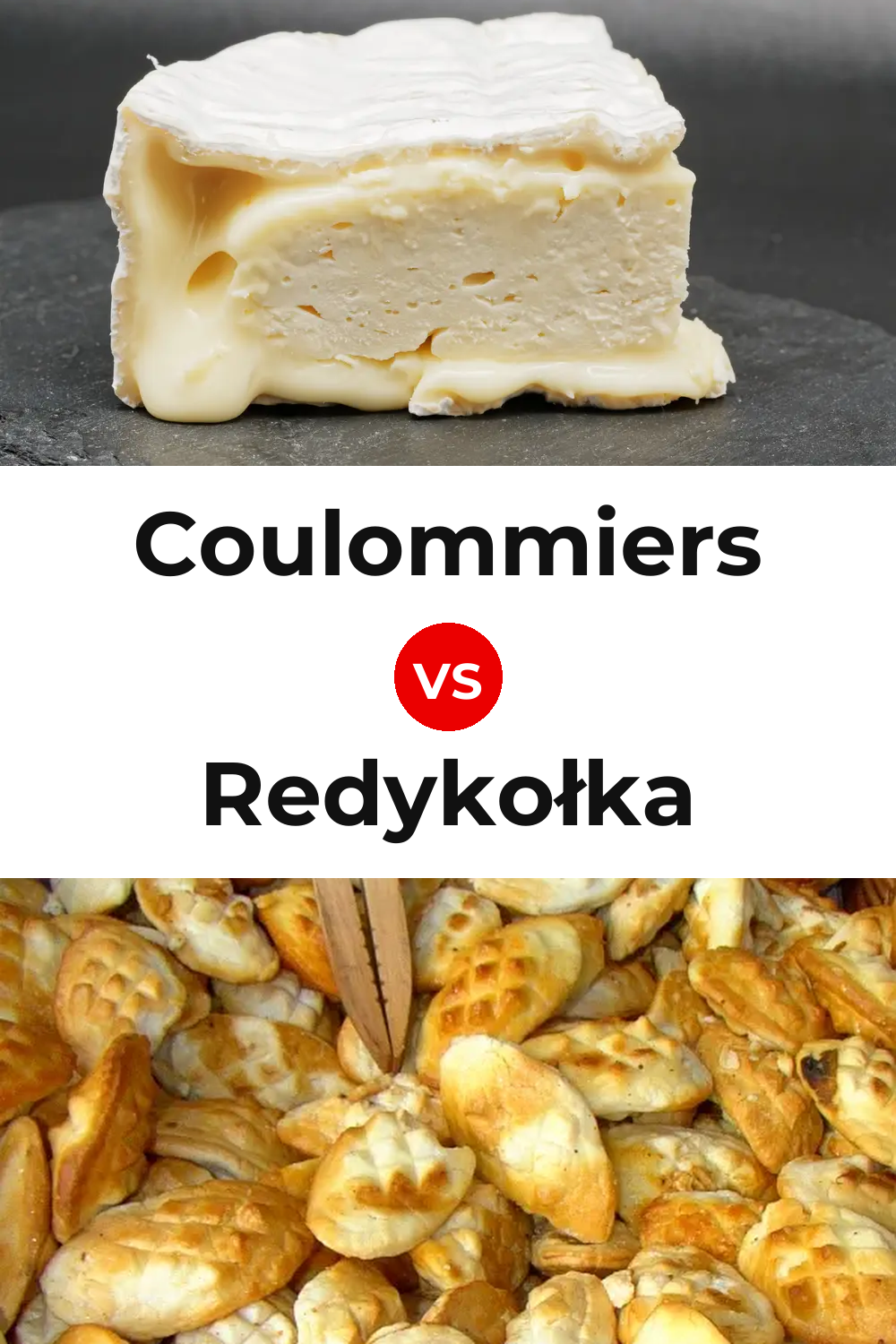 Coulommiers Cheese vs Redykołka Cheese Pinterest comparison
