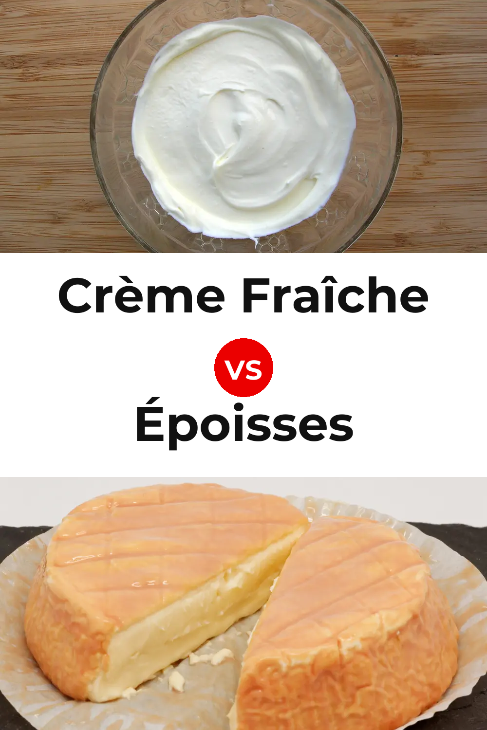 Crème Fraîche Cheese vs Époisses Cheese Pinterest comparison