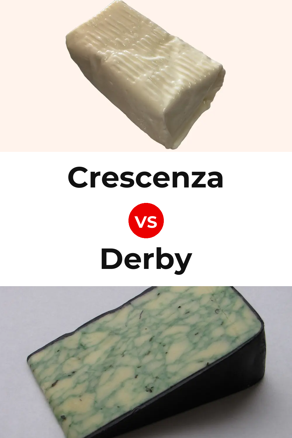 Crescenza Cheese vs Derby Cheese Pinterest comparison