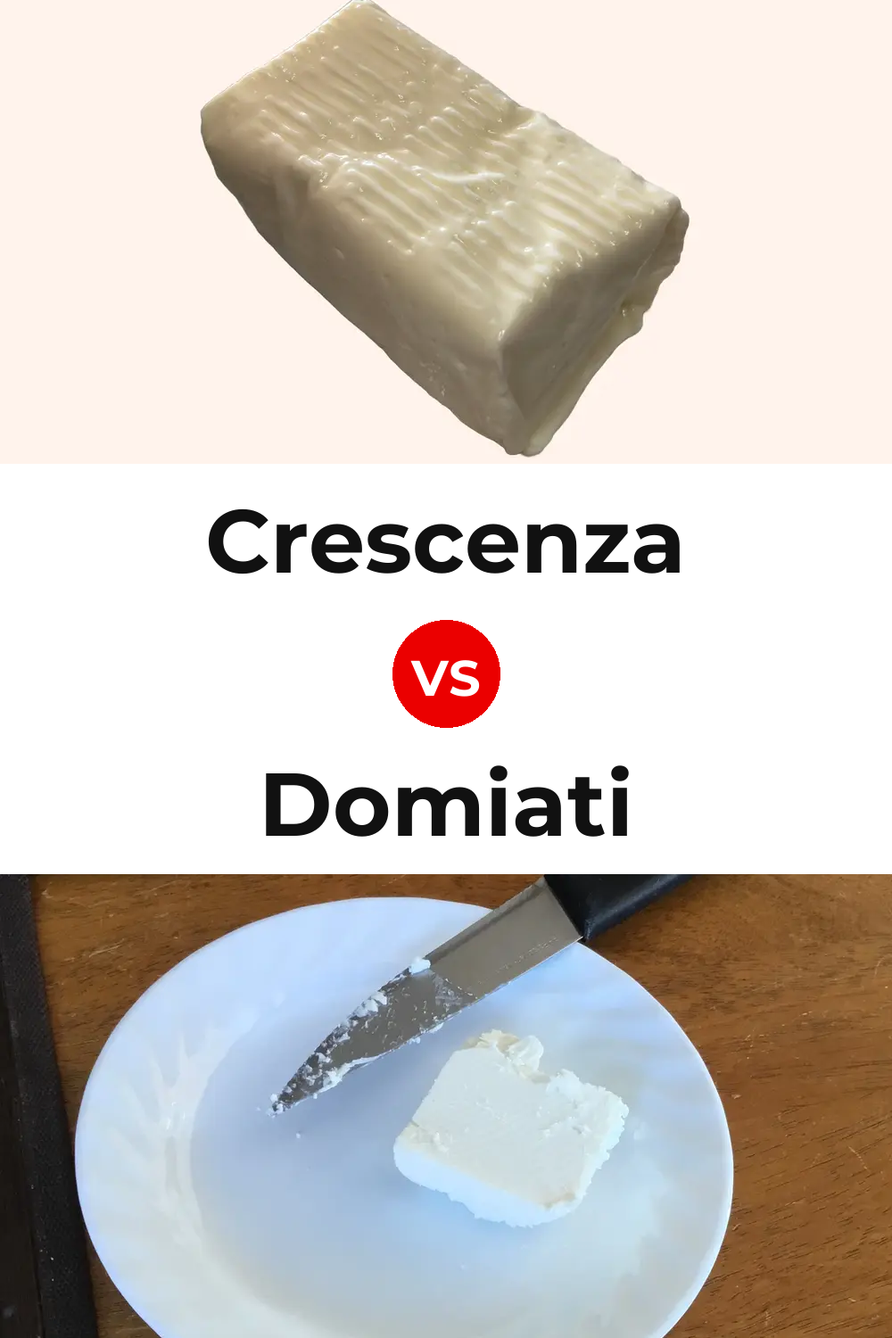 Crescenza Cheese vs Domiati Cheese Pinterest comparison