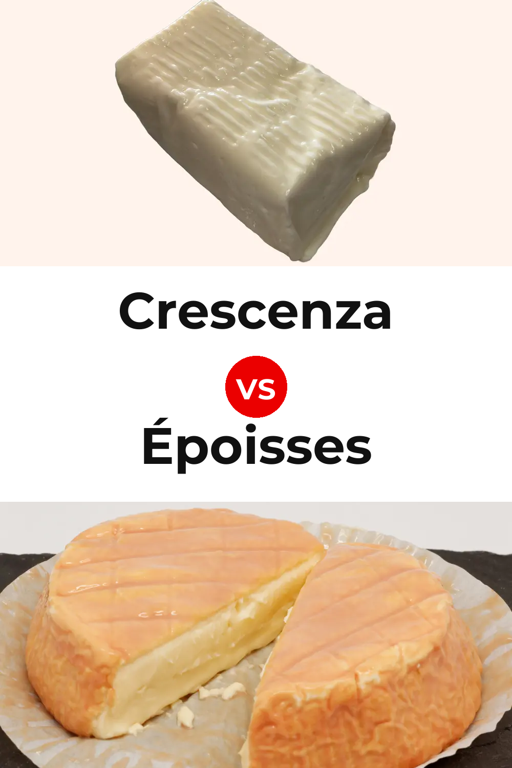 Crescenza Cheese vs Époisses Cheese Pinterest comparison