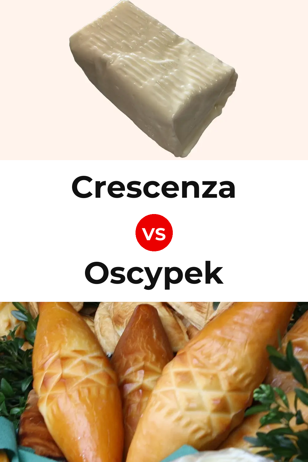 Crescenza Cheese vs Oscypek Cheese Pinterest comparison