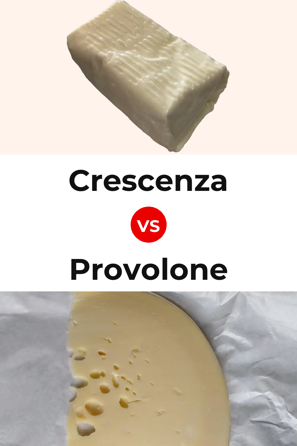 Crescenza Cheese vs Provolone Cheese Pinterest comparison