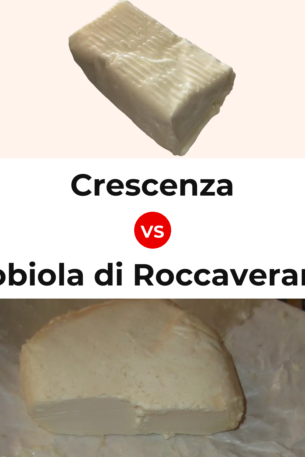 Crescenza Cheese vs Robiola di Roccaverano Cheese Pinterest comparison