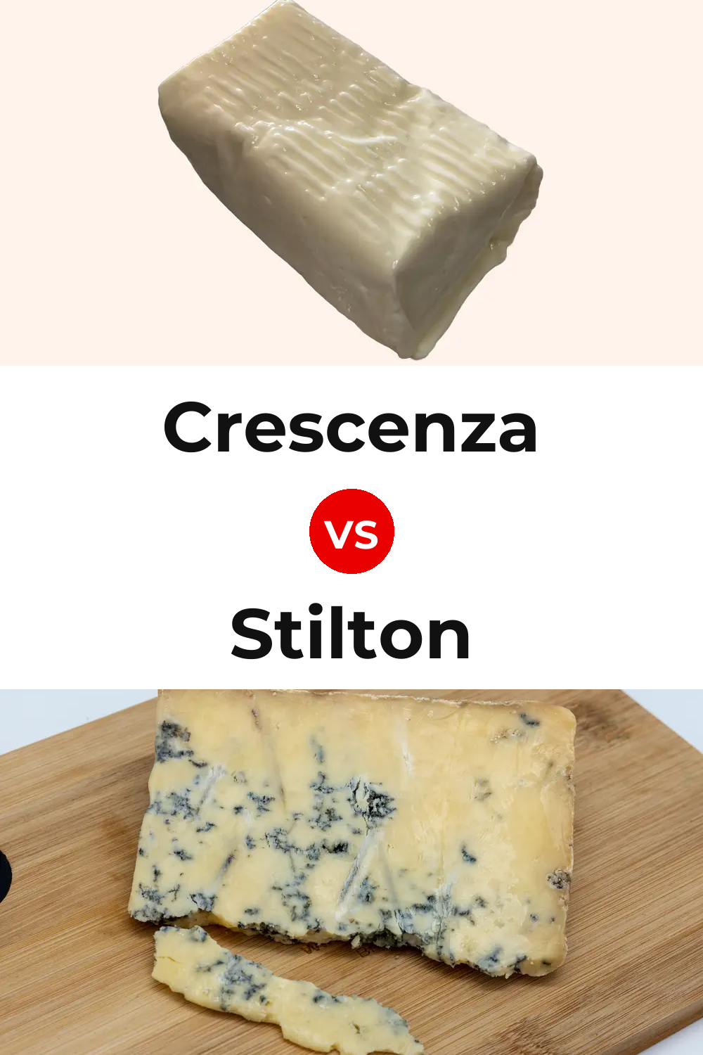 Crescenza Cheese vs Stilton Cheese Pinterest comparison