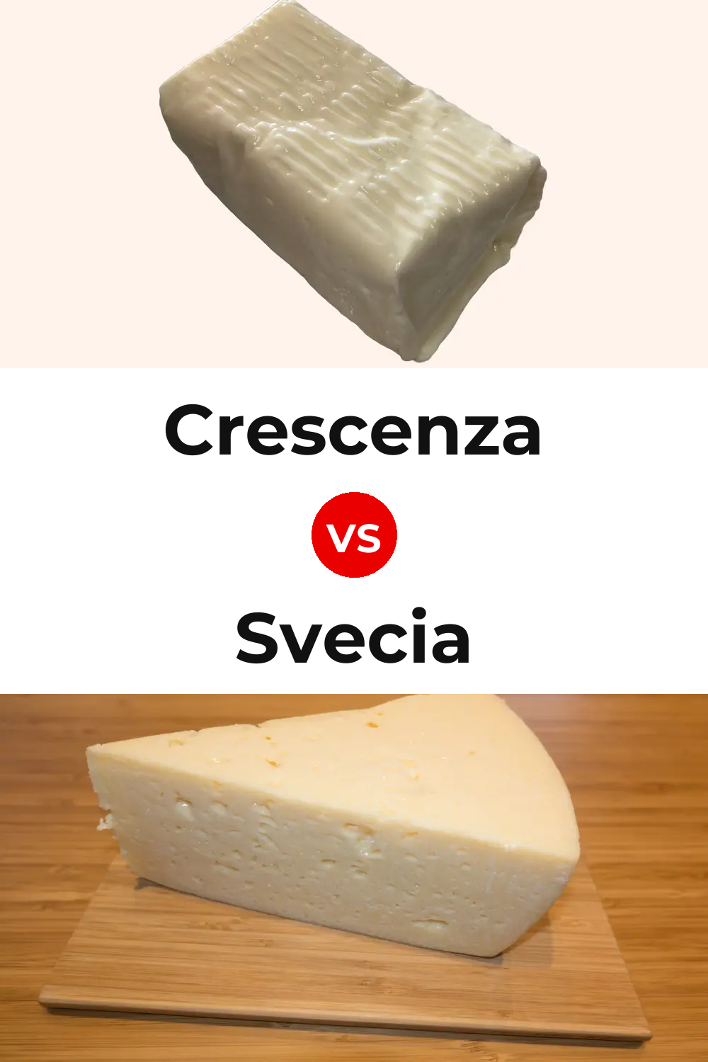 Crescenza Cheese vs Svecia Cheese Pinterest comparison