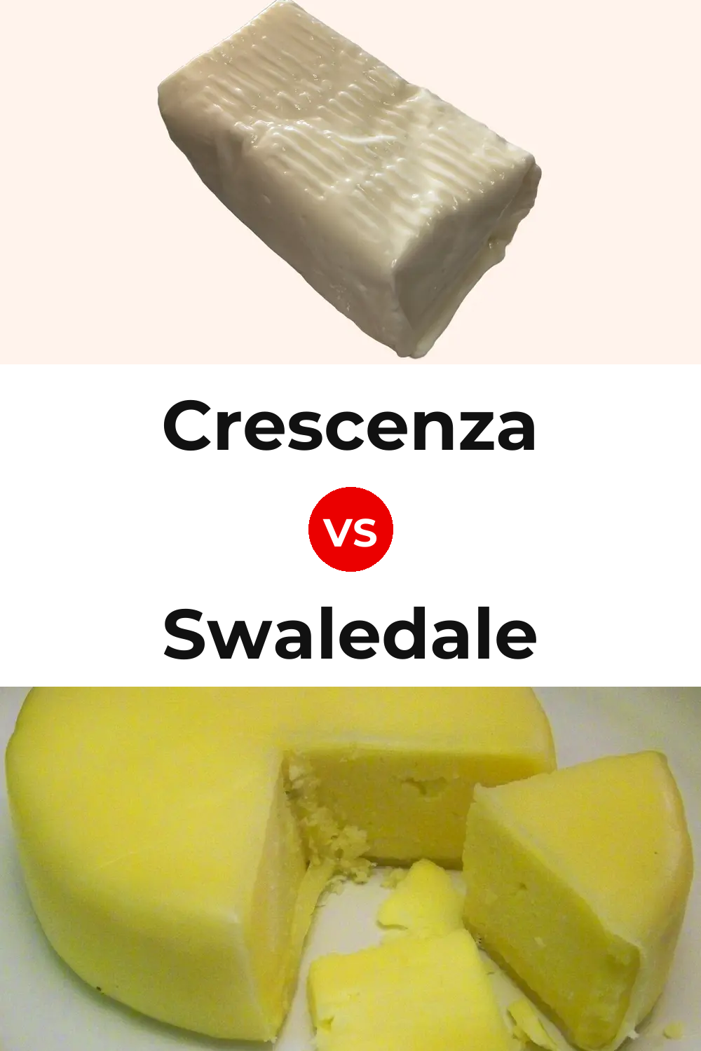 Crescenza Cheese vs Swaledale Cheese Pinterest comparison