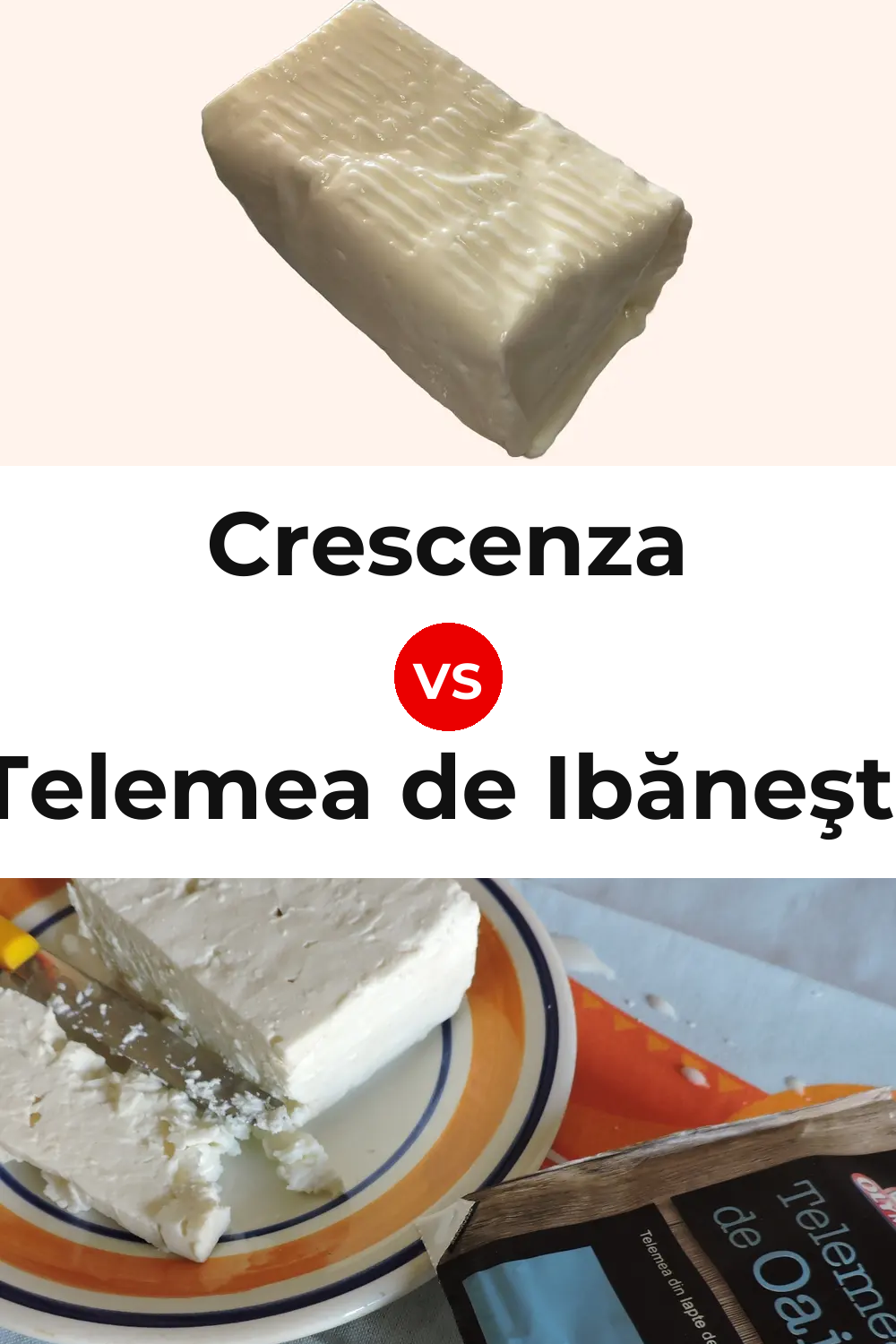 Crescenza Cheese vs Telemea de Ibăneşti Cheese Pinterest comparison