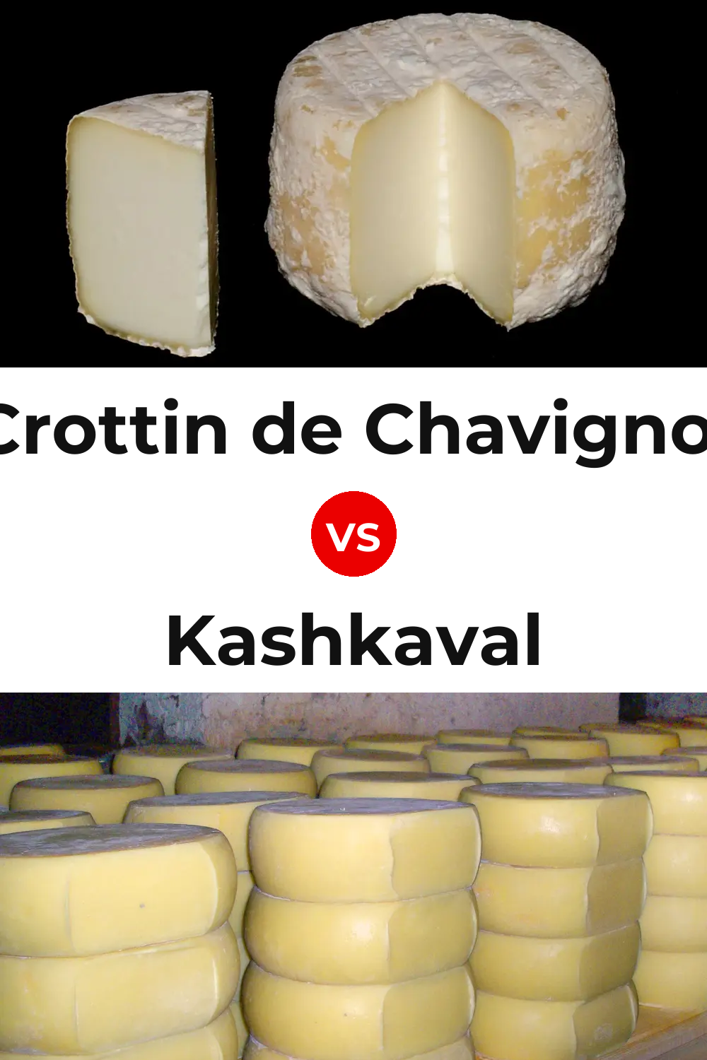 Crottin de Chavignol Cheese vs Kashkaval Cheese Pinterest comparison
