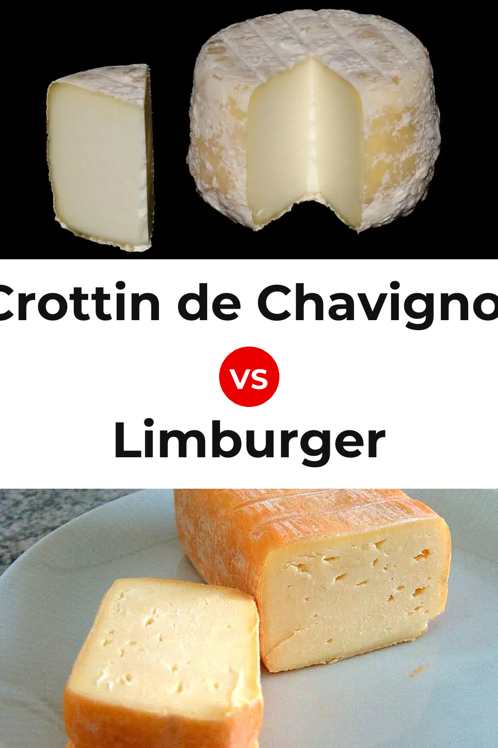 Crottin de Chavignol Cheese vs Limburger Cheese Pinterest comparison