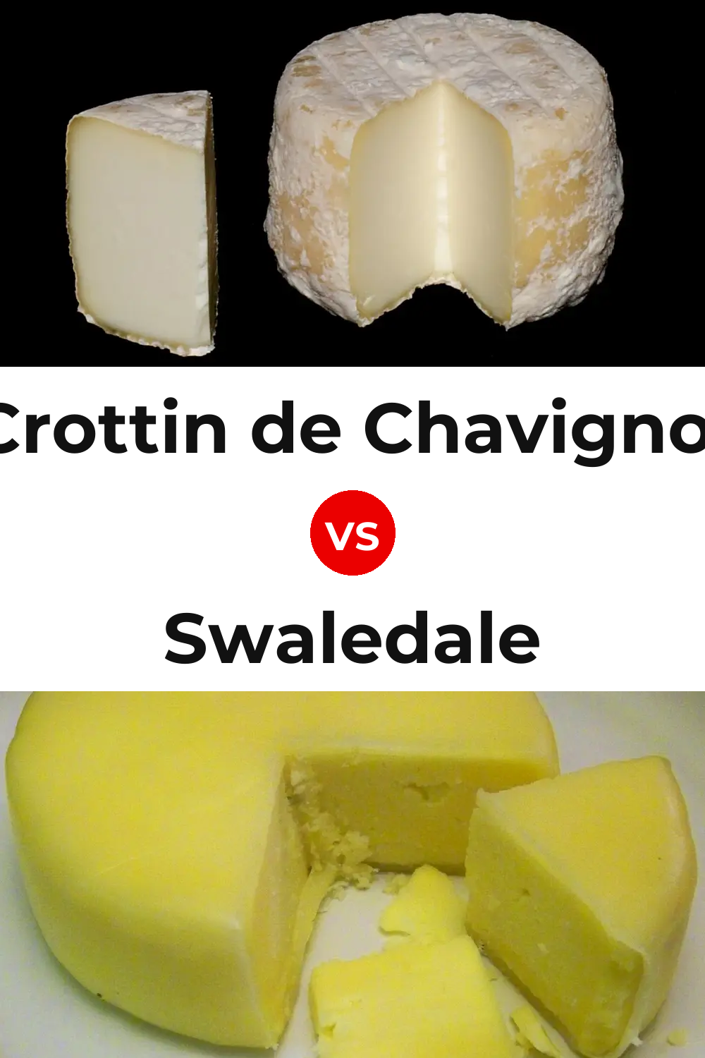 Crottin de Chavignol Cheese vs Swaledale Cheese Pinterest comparison