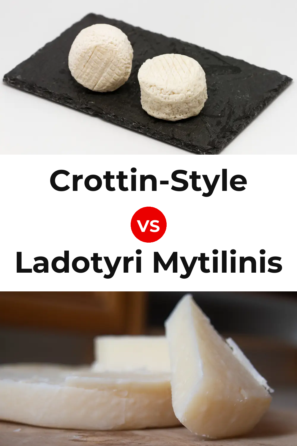 Crottin-Style Cheese vs Ladotyri Mytilinis Cheese Pinterest comparison