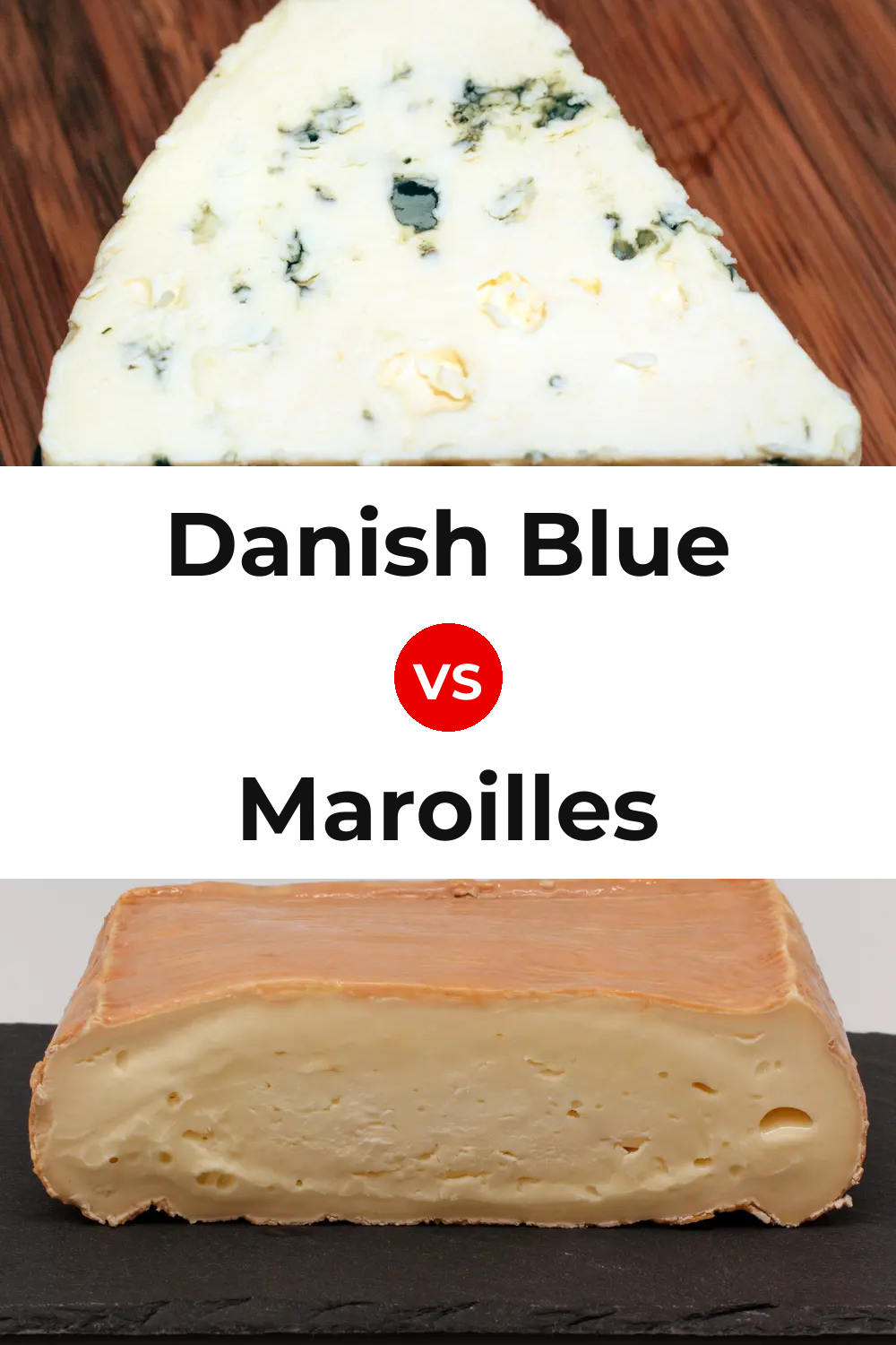 Danish Blue Cheese vs Maroilles Cheese Pinterest comparison