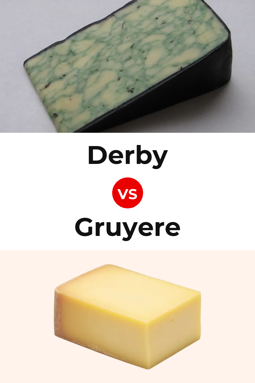 Derby Cheese vs American Gruyere Cheese Pinterest comparison