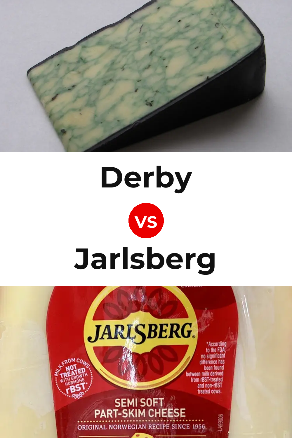 Derby Cheese vs Jarlsberg Cheese Pinterest comparison
