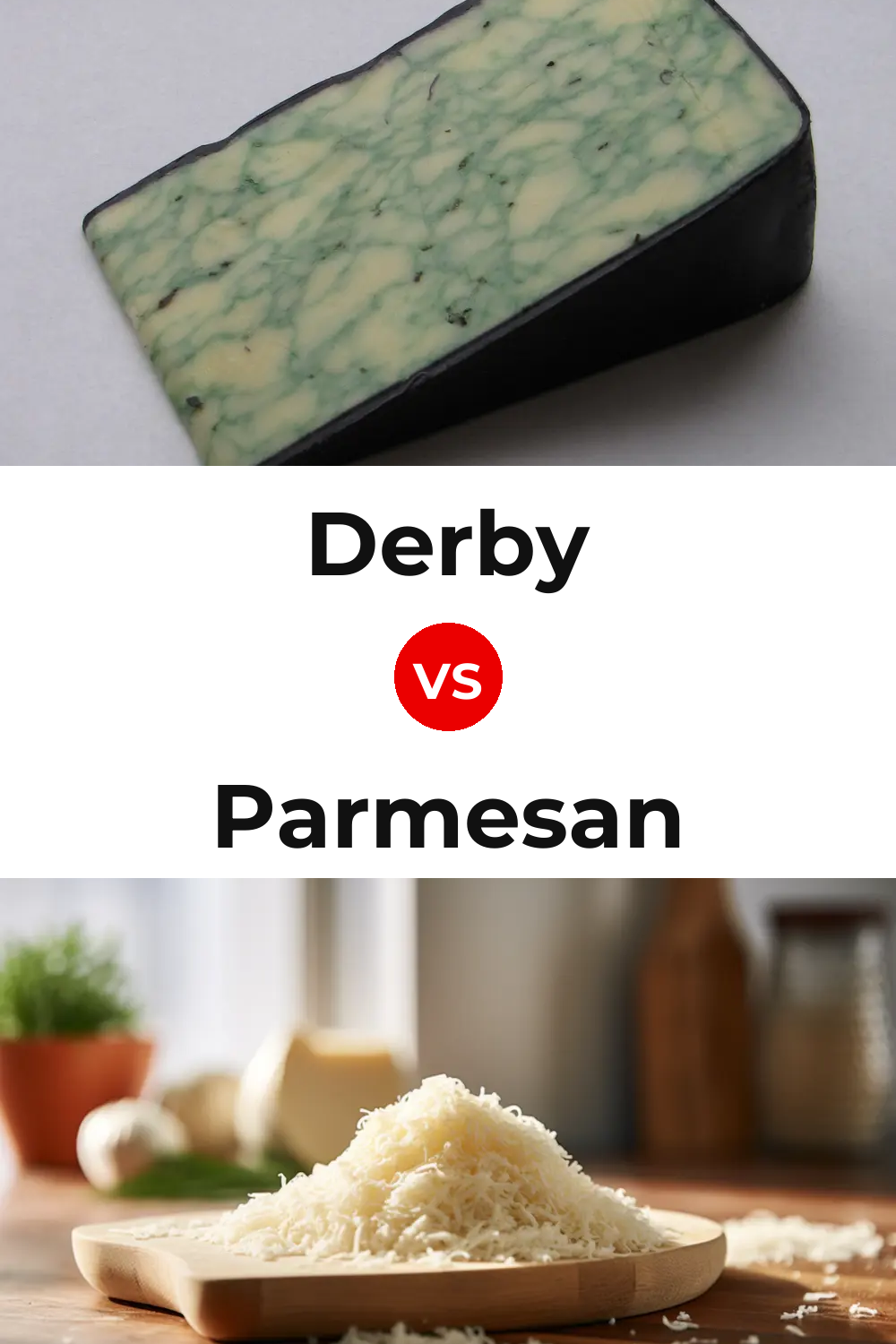 Derby Cheese vs Parmesan Cheese Pinterest comparison