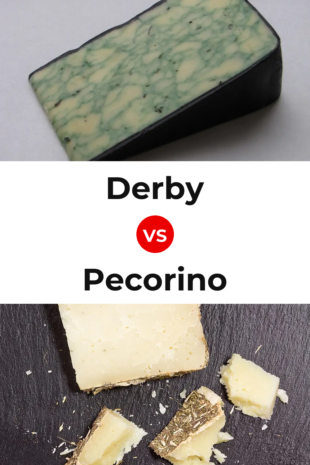 Derby Cheese vs Pecorino Cheese Pinterest comparison