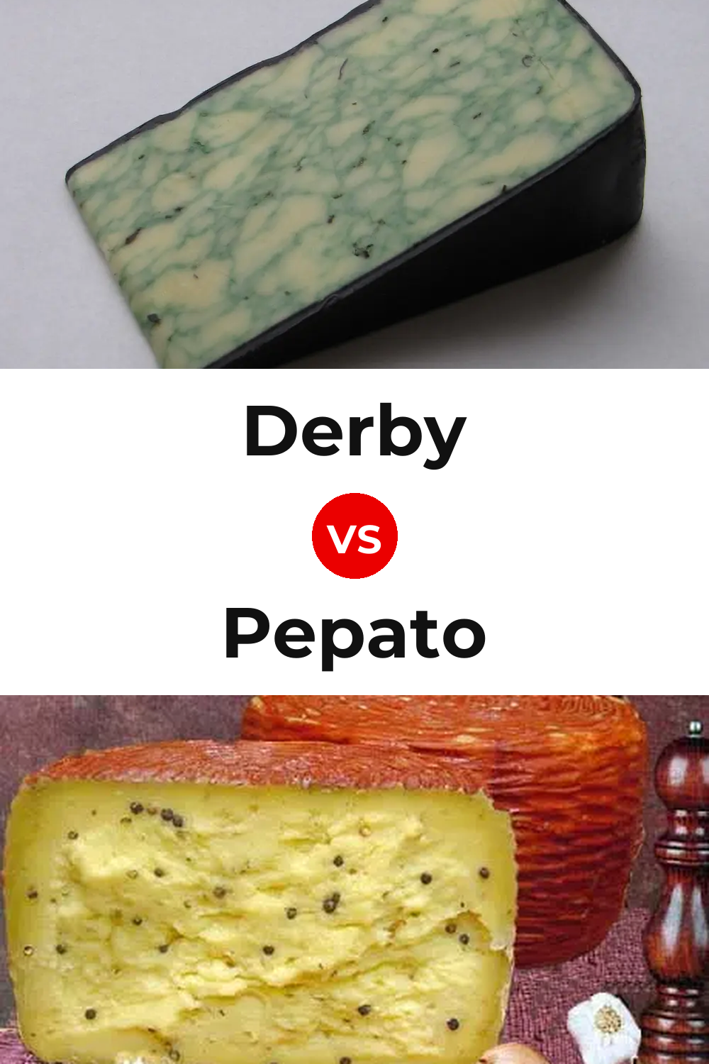 Derby Cheese vs Pepato Cheese Pinterest comparison