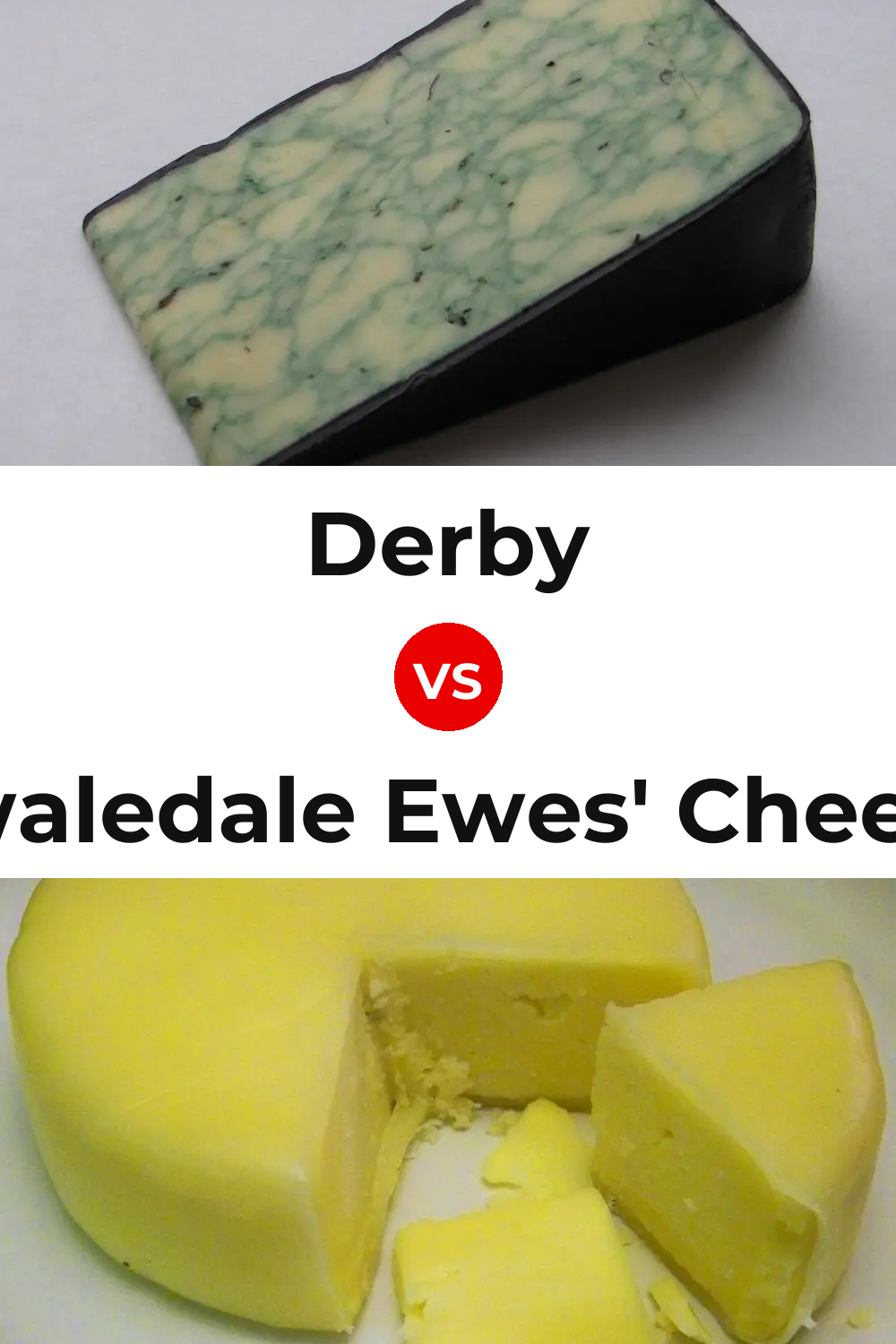 Derby Cheese vs Swaledale Ewes' Cheese Pinterest comparison