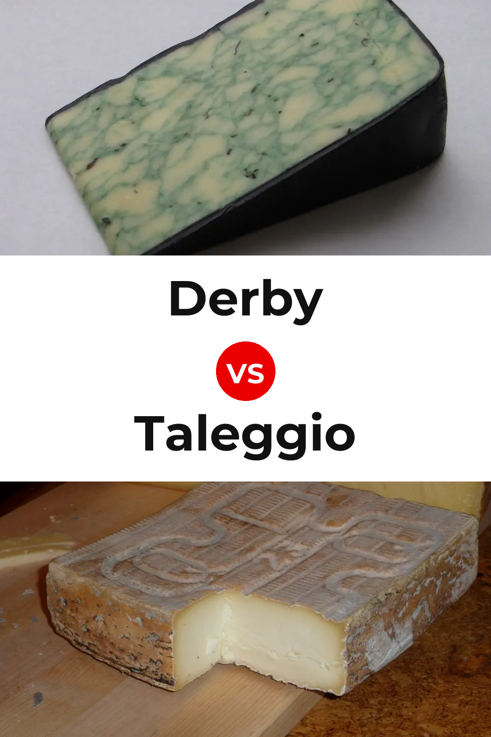 Derby Cheese vs Taleggio Cheese Pinterest comparison