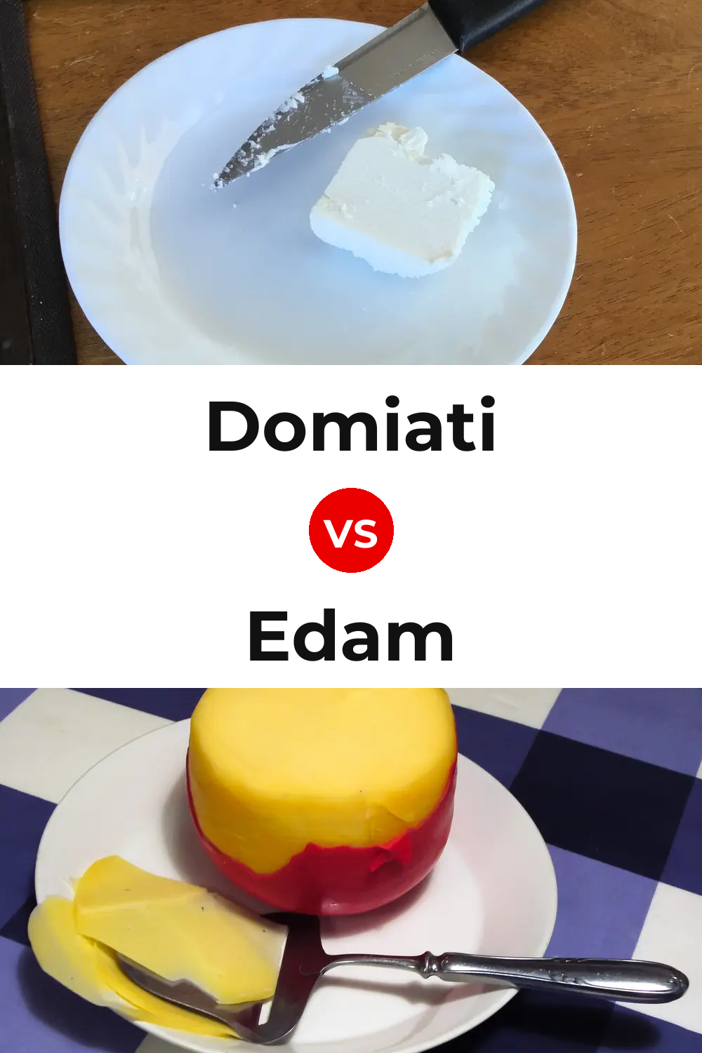 Domiati Cheese vs Edam Cheese Pinterest comparison