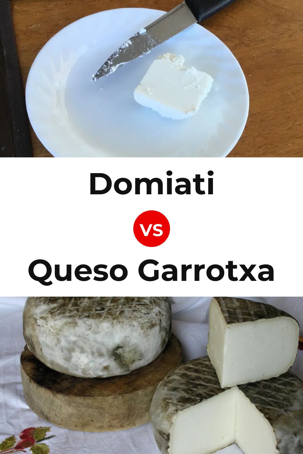 Domiati Cheese vs Queso Garrotxa Pinterest comparison