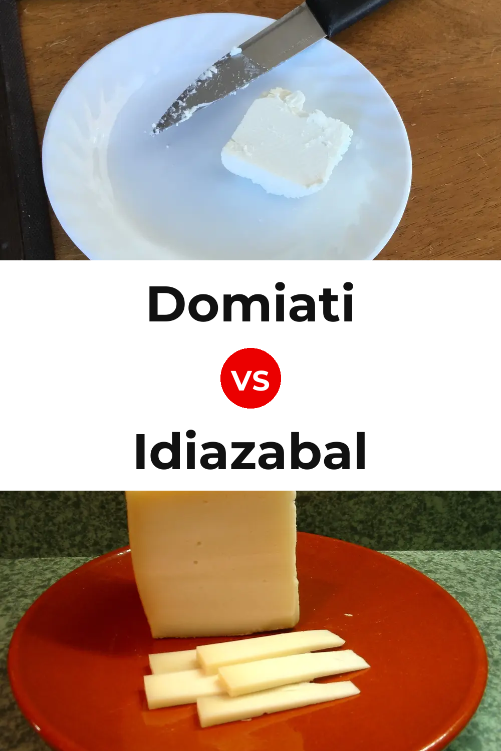 Domiati Cheese vs Idiazabal Cheese Pinterest comparison