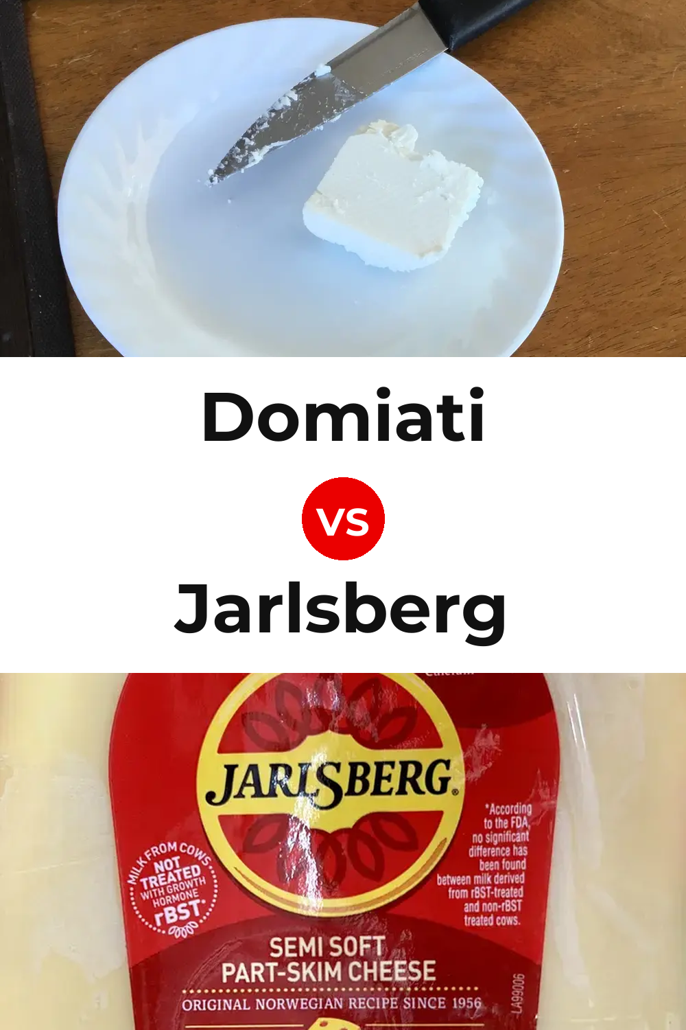 Domiati Cheese vs Jarlsberg Cheese Pinterest comparison