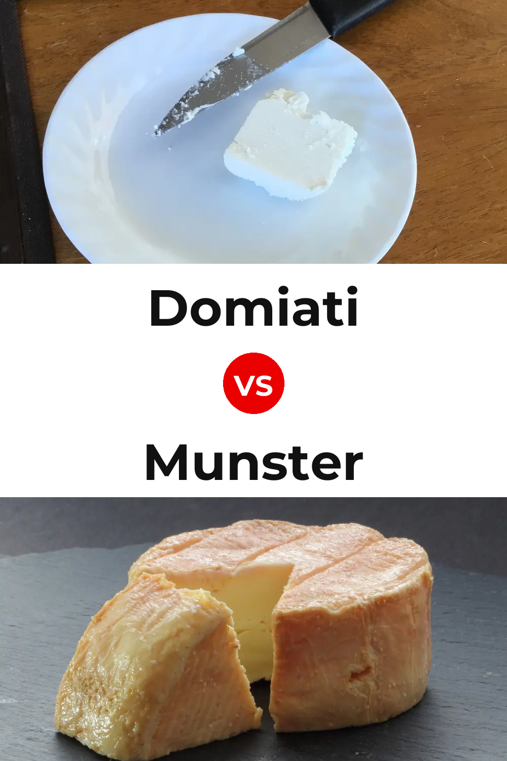 Domiati Cheese vs Munster Cheese Pinterest comparison